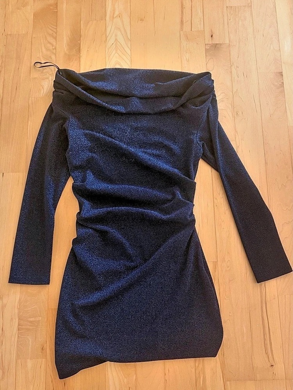 H&Medium Long Sleeve Mini Dress in Navy blue Size Medium